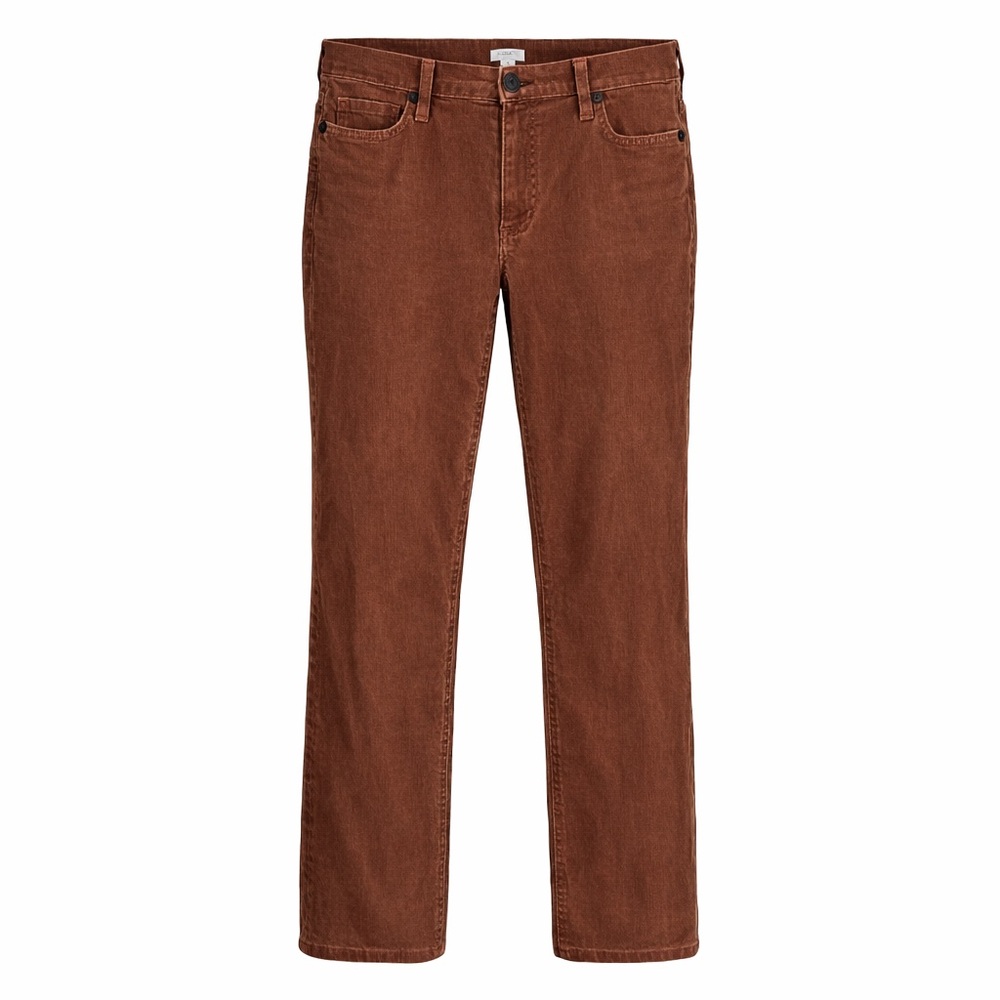J.Crew Camel Brown Corduroy Pants – Size 33R – Classic Straight Leg